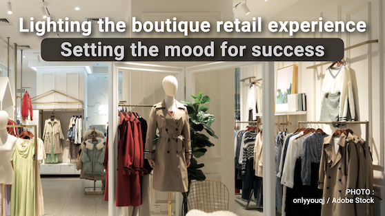 Boutique lights store