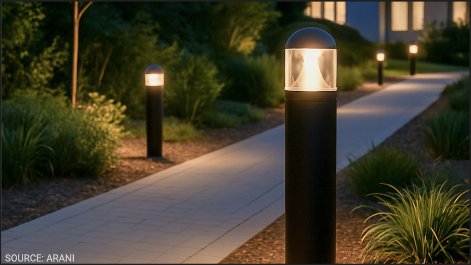 "Bollard Light Arani: illuminazione outdoor di alta qualità e altamente efficiente"
